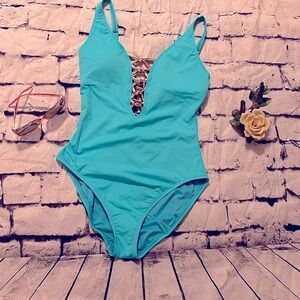 Aqua One Piece Swimsuit